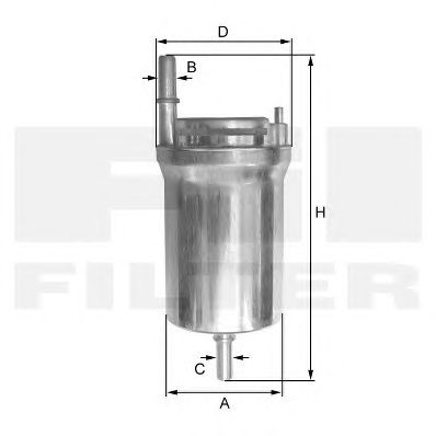 FIL FILTER zp8049fl -  Топливный фильтр